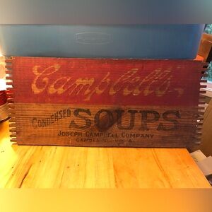 Campbell’s Soup Crate Panel